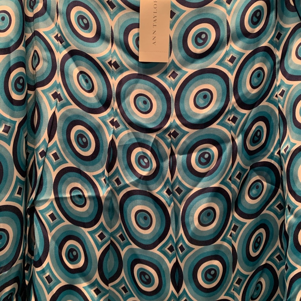Ann Taylor silk pleated skirt size 18 NWT - Picture 2 of 7